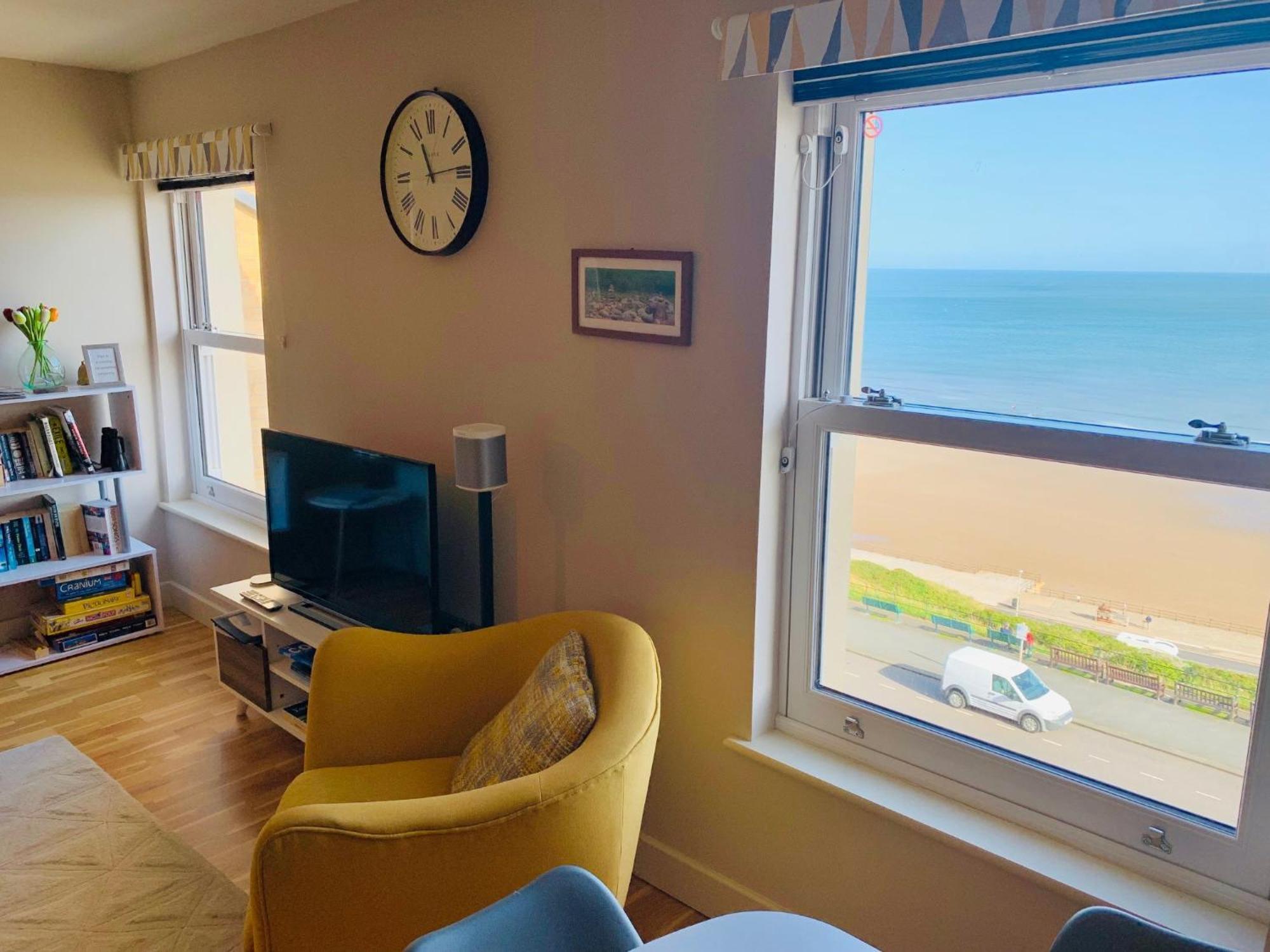 North Sea View Apartment สการ์โบโรห์ ภายนอก รูปภาพ