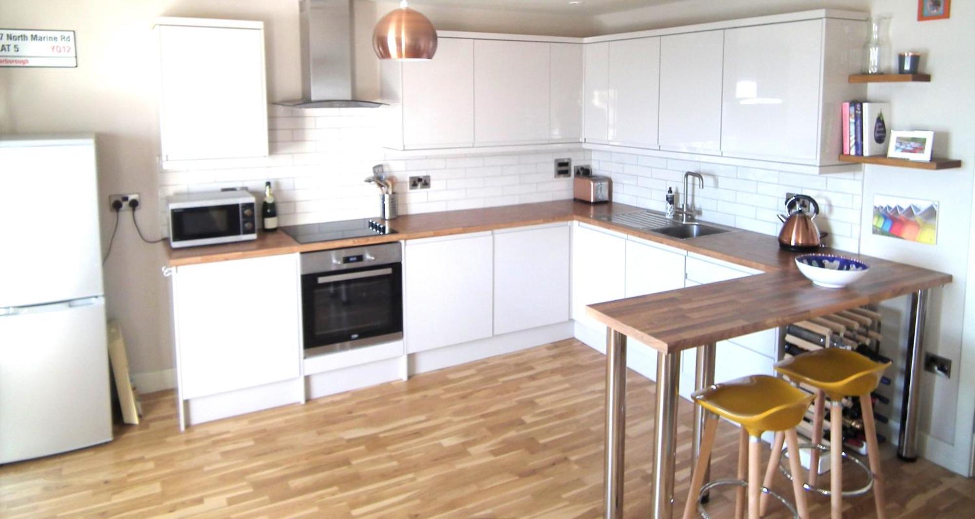 North Sea View Apartment สการ์โบโรห์ ภายนอก รูปภาพ